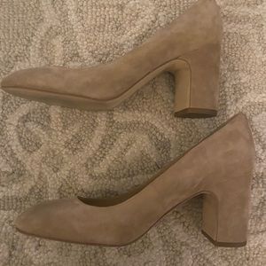 Sam Edelman Suede “Junie” Pumps size 8 1/2 Light Tan